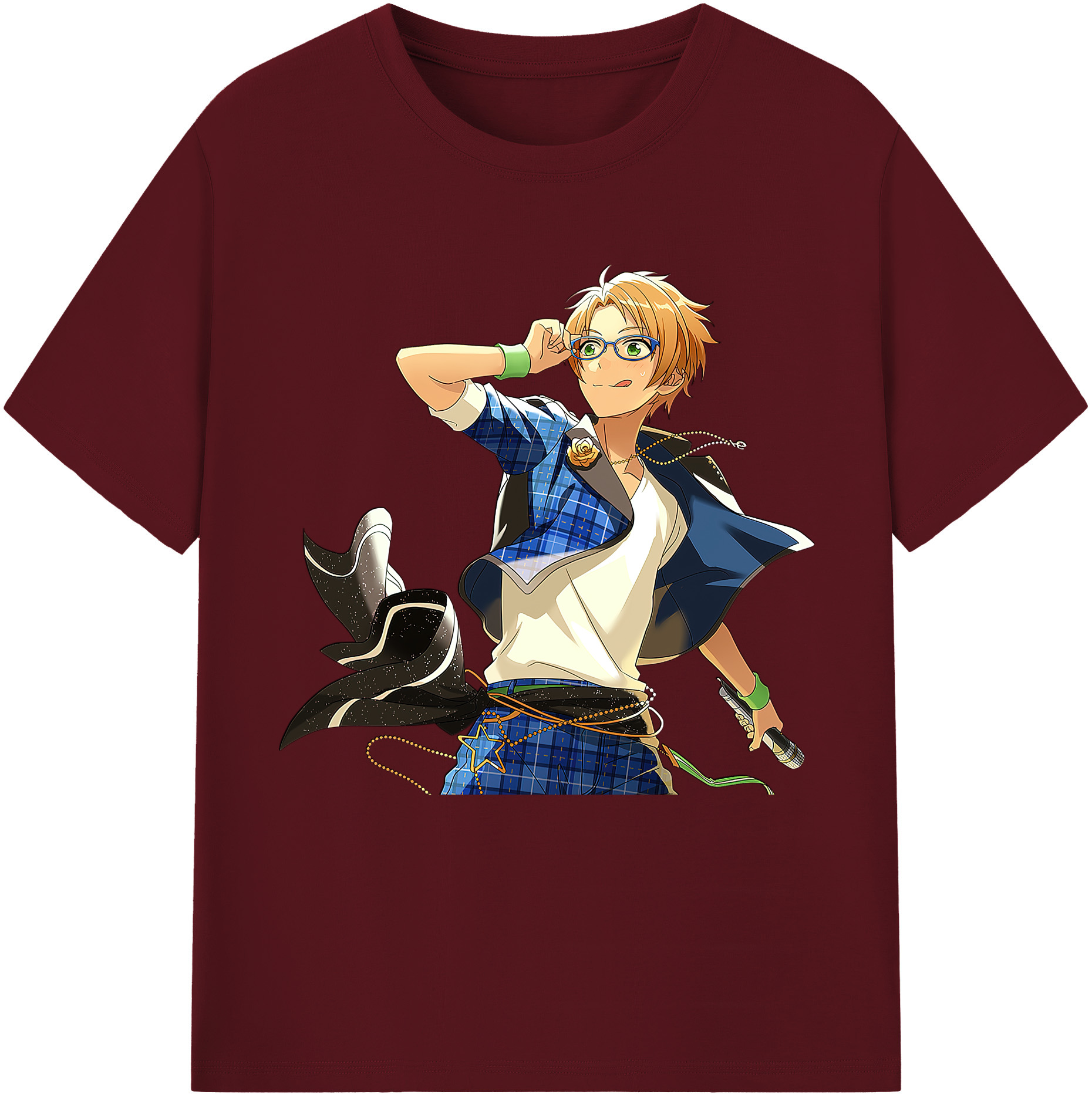 （画像用） あんさんぶるスターズ! Ensemble Stars 綿100％半袖Tシャツ（フロントプリント）